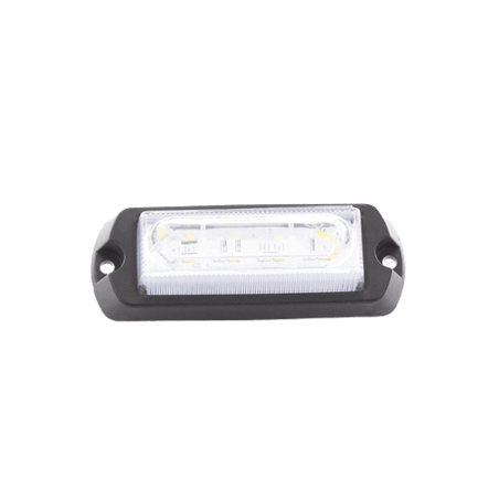 Luz Auxiliar Ultra Brillante de 8 LED, color Ámbar / Claro , con mica