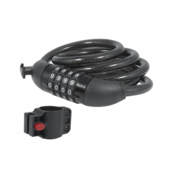 Candado de Cable de Combinación/ Longitud 120 cm / Nivel de seguridad
