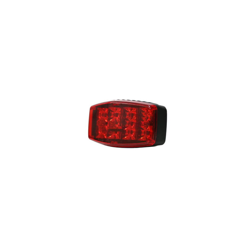 Luz Frontal Ultra Brillante para motocicleta, color rojo