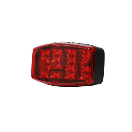 Luz Frontal Ultra Brillante para motocicleta, color rojo