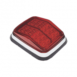 Luz de advertencia de 8 X 6, Color Rojo, SAE,  IP67, Ideal para Ambula