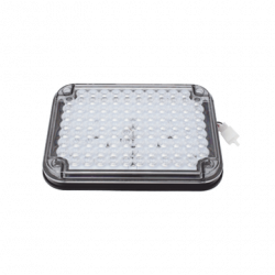 Luz de Advertencia de 9X7, Bicolor Rojo/Claro, Ideal para Ambulancias
