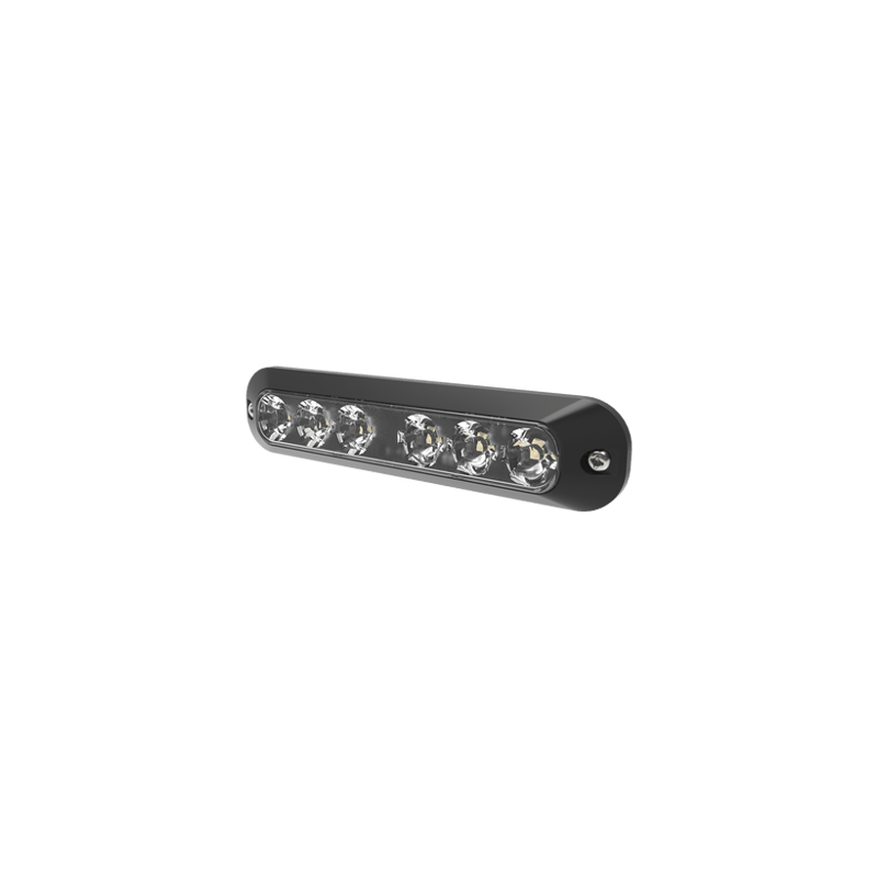 Luz Auxiliar Serie X3705, 6 LEDs Ultra Brillantes, color Rojo / Azul