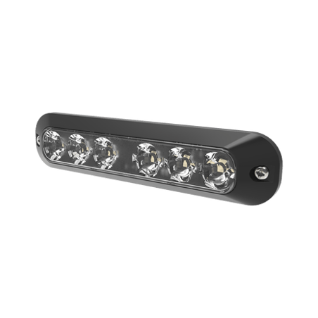 Luz Auxiliar Serie X3705, 6 LEDs Ultra Brillantes, color Rojo / Azul
