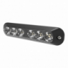 Luz Auxiliar Serie X3705, 6 LEDs Ultra Brillantes, color Rojo / Azul