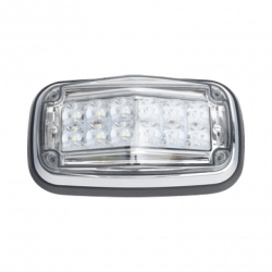 Luz de advertencia 8 X 4, Color Rojo / Claro, IP67, SAE, Ideal para Am