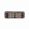 Luz Perimetral, 12 LED Ultra Brillantes, Color Ámbar / Claro