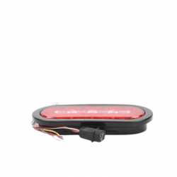 Plafón Ovalado de 7.5 Para Camiones de Transporte, 18 LED Ultra Brilla