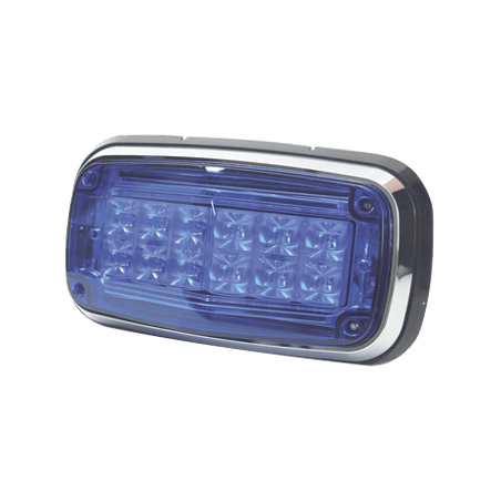Luz de advertencia 8 X 4, Color Azul, IP67, SAE, Ideal para Ambulancia