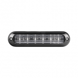 Luz Auxiliar Ultra Brillante IP67 de 6 LEDs, Color Claro, con mica tra