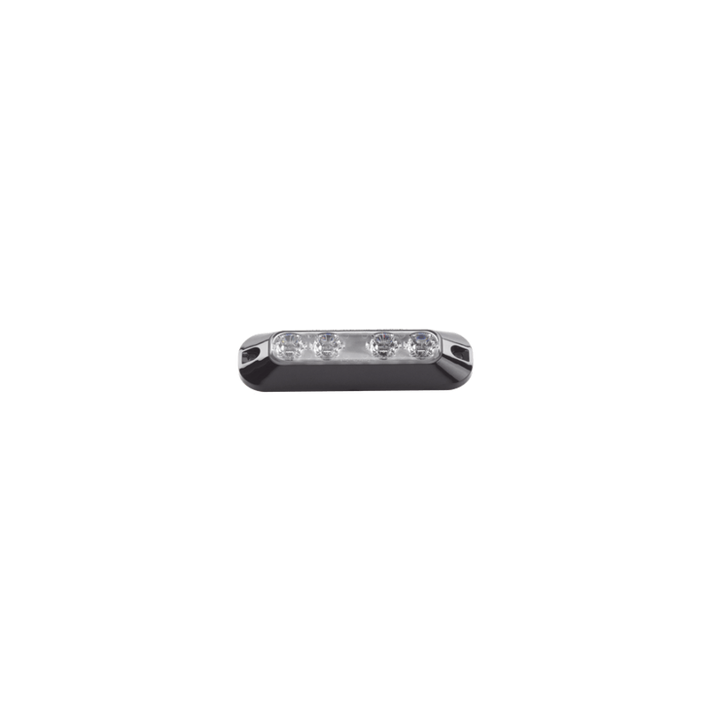 Luz Perimetral , 4 LEDs Ultra Brillantes, color Ambar