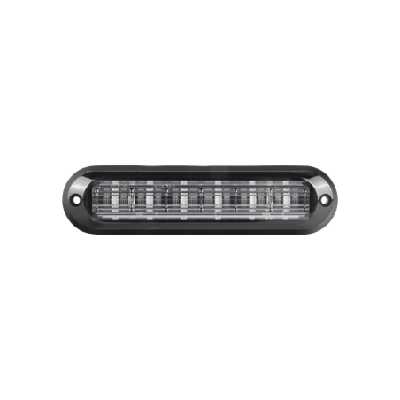 Luz Auxiliar Ultra Brillante  IP67 de 6 LEDs, Color Rojo, con mica tra