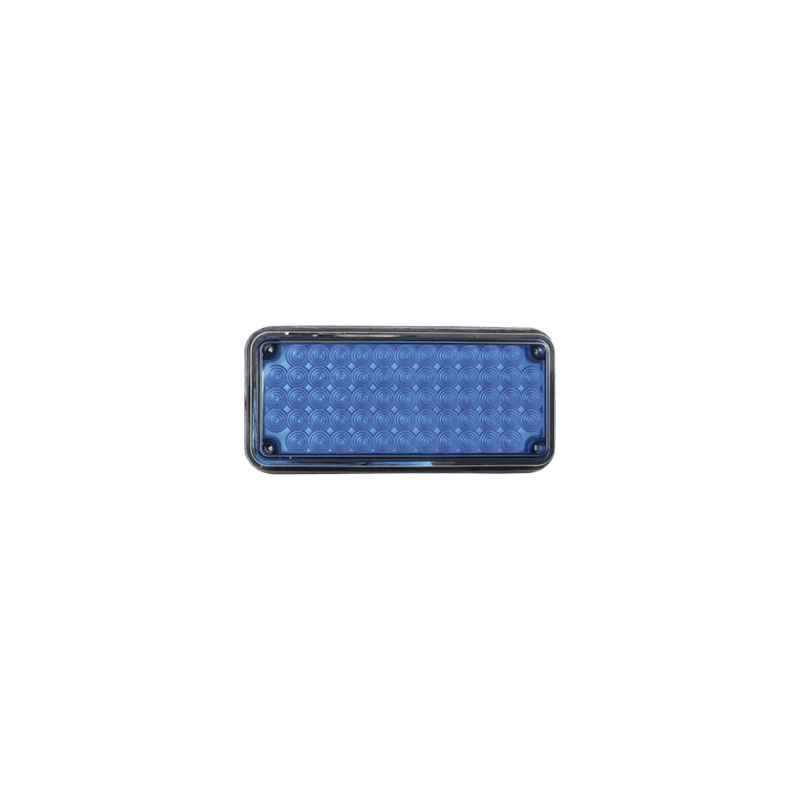 Luz de advertencia de 7x3, Color Azul, Ideal para ambulancias