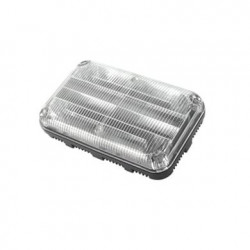 Luz de advertencia Quadraflare LED, Flasher Integrado, Mica Transparen