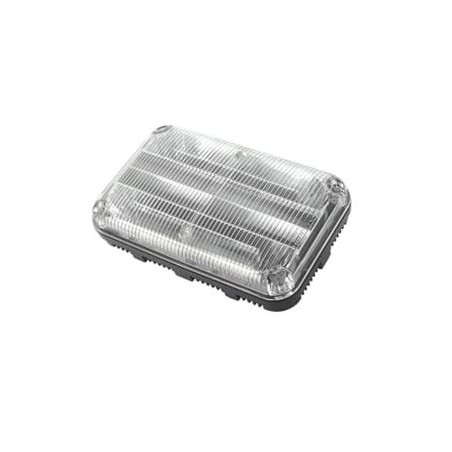 Luz de advertencia Quadraflare LED, Flasher Integrado, Mica Transparen